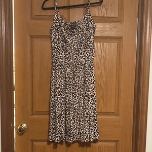 City Chic Animal Print Midi Dress